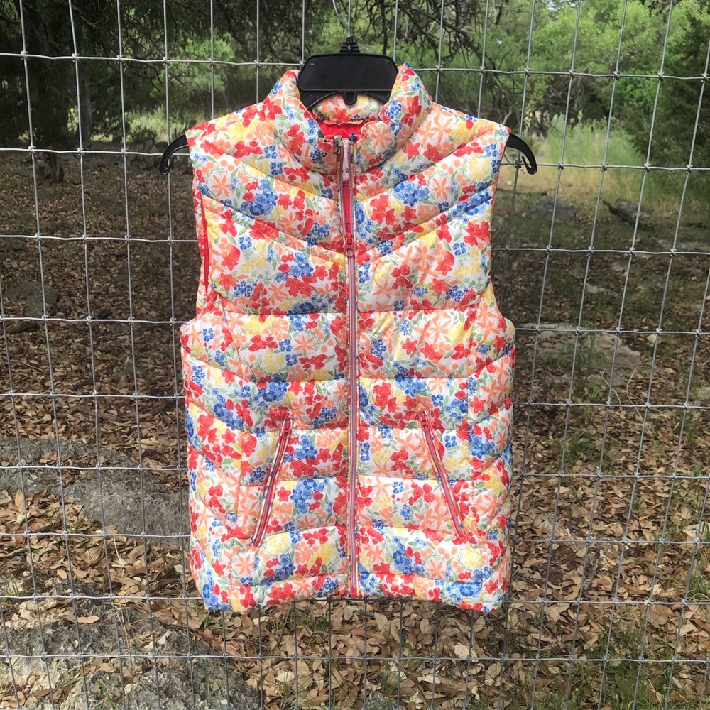 Zara girls puffy vest